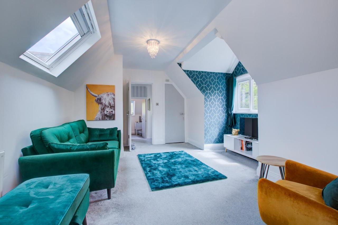 Luxury 3 Bedroom Apartment Close To Beach, Bournemouth & Meyrick Park Luaran gambar
